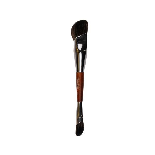 Double brown foundation and concelar brush