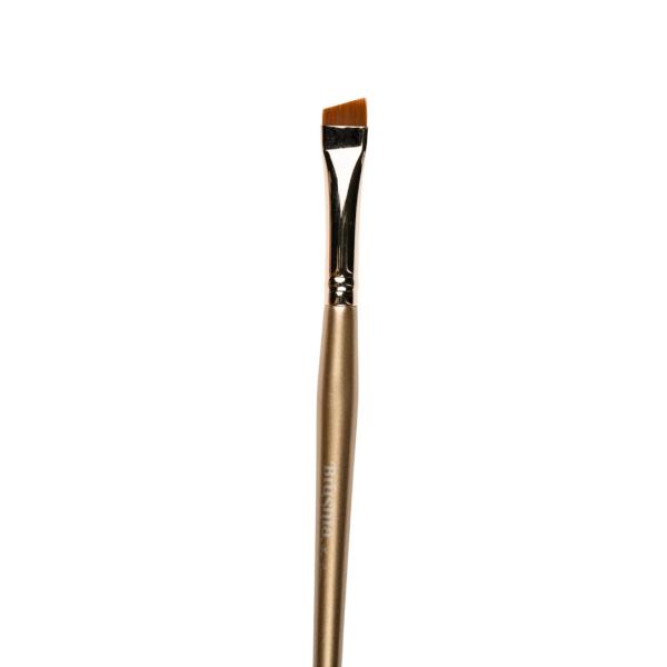 Gold eyebrow brush
